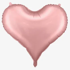 Best Sale Party Deco Pink Satin Heart Balloon