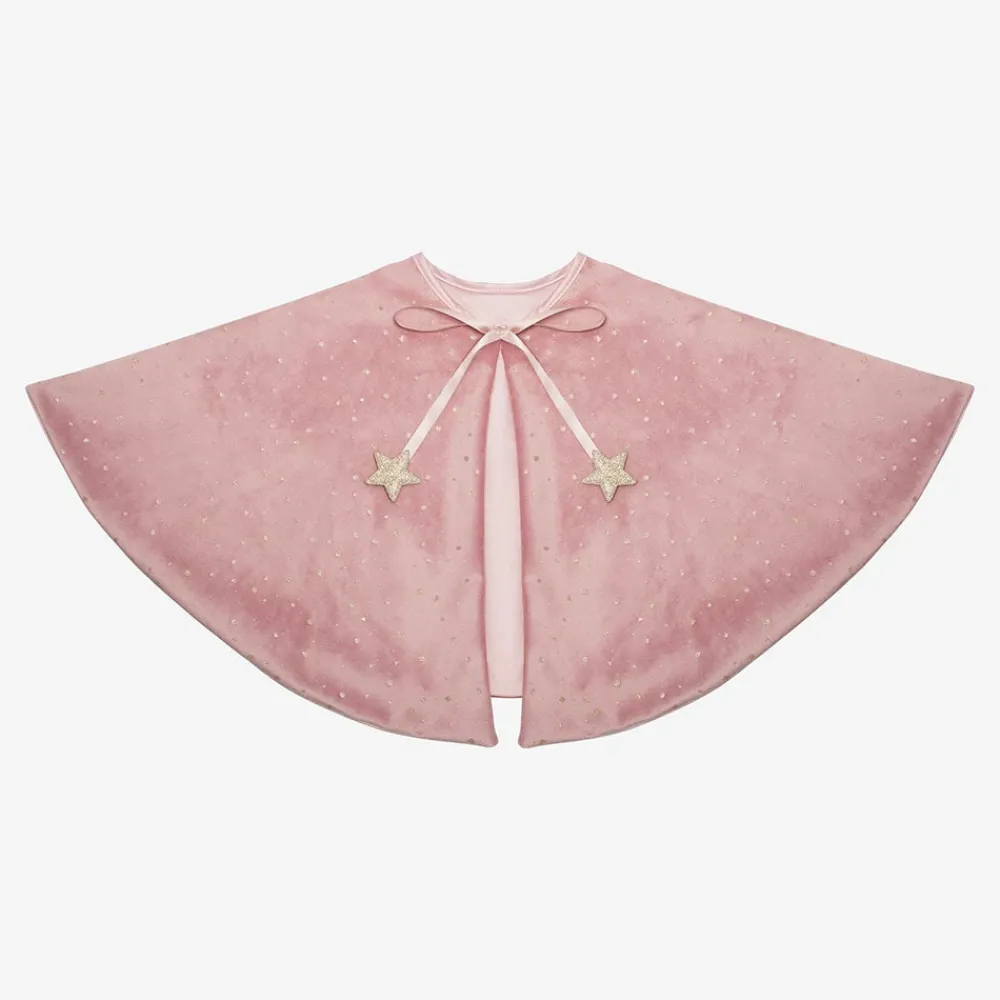 Discount Mimi & Lula Pink Velvet Princess Cape