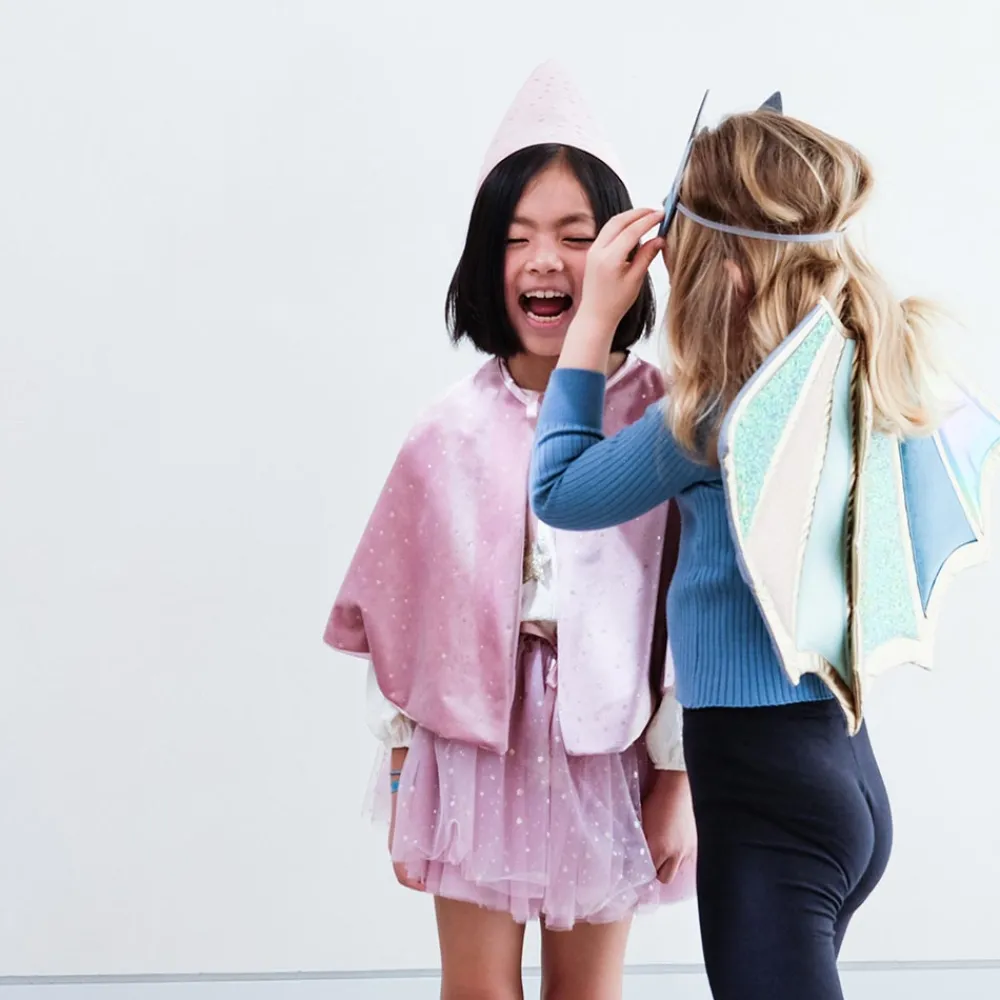 Discount Mimi & Lula Pink Velvet Princess Cape