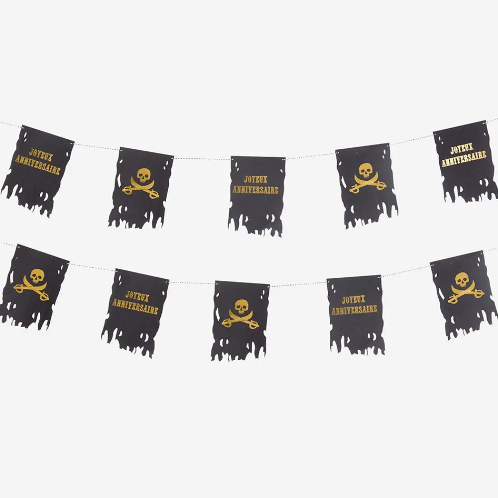 Best Arty Fêtes Factory Pirate Happy Birthday Garland