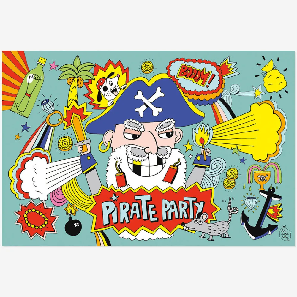 Cheap Pirouette Cacahouete Pirate Party Birthday Invitation (8)