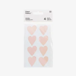 Hot Rico Design Powder Pink Heart Stickers