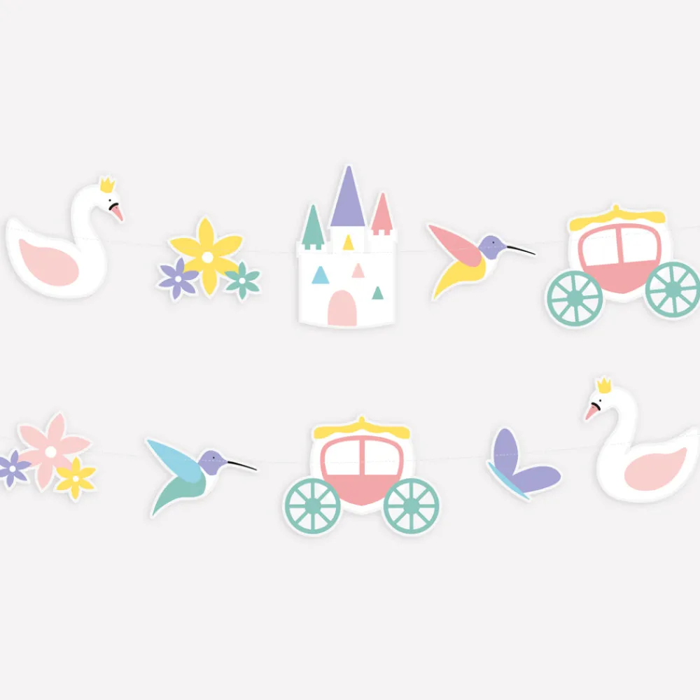 Discount My Little Day Princess Birthday Garland