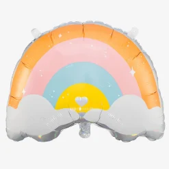 Outlet Party Deco Rainbow Balloon And Pastel Cloud