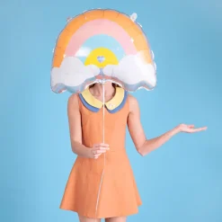 Outlet Party Deco Rainbow Balloon And Pastel Cloud