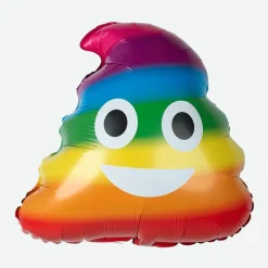 Discount Grabo Balloons Rainbow Poop Balloon