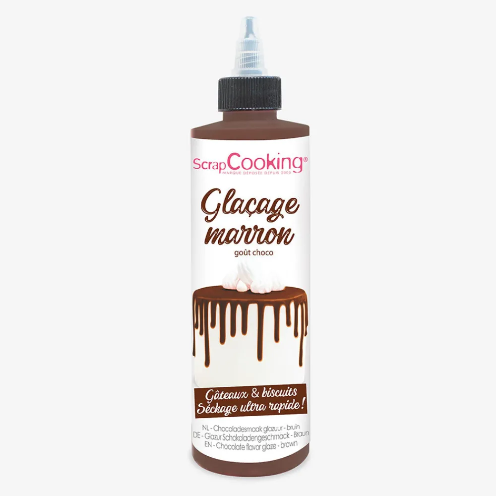 Hot ScrapCooking Ready-To-Use Chocolate-Flavoured Brown Icing