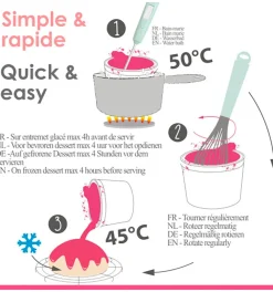 Discount ScrapCooking Ready-To-Use Pink Mirror Glaze