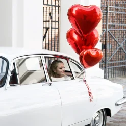 Cheap Party Deco Red Heart Helium Balloon