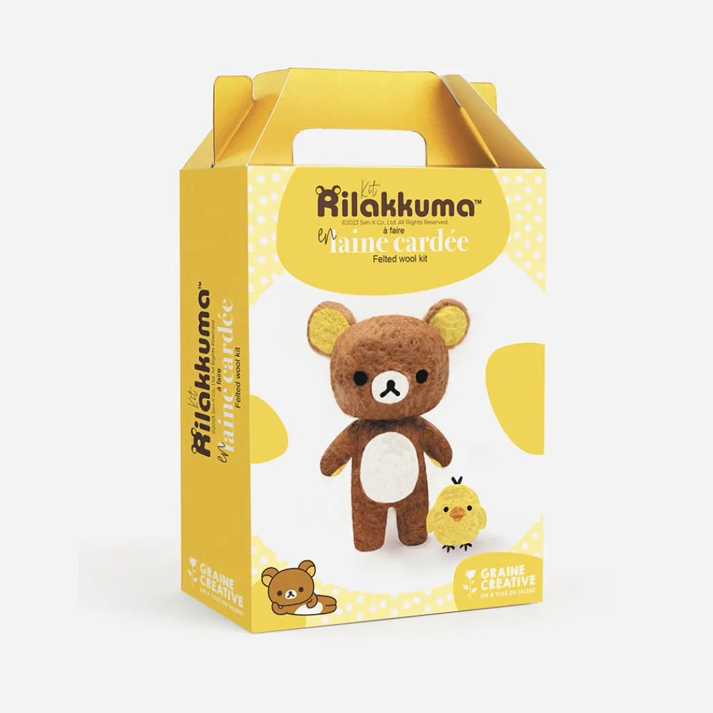 Outlet Graine Créative Rilakkuma Carded Wool Kit
