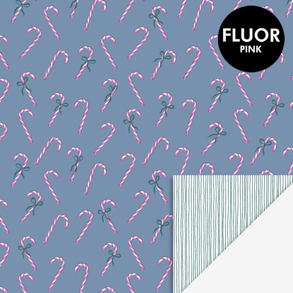 New House of Products Roll Of Christmas Candy Cane Wrapping Paper