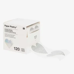 Fashion Rico Design Roll Of Iridescent Heart Stickers