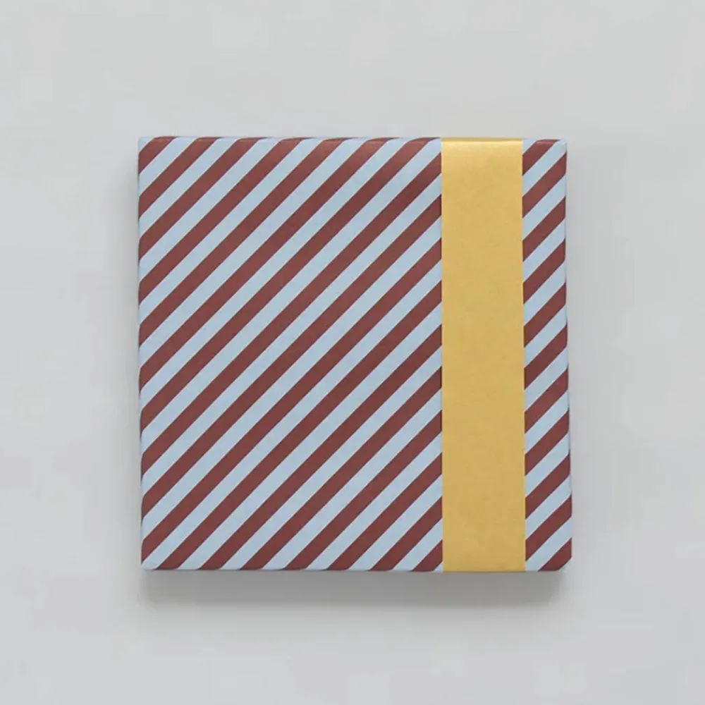 Best House of Products Roll Of Purple Striped Wrapping Paper