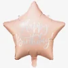 Shop Party Deco Rose Gold Happy Birthday Star Balloon