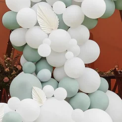 Cheap Ginger Ray Sage And White Balloon Arch