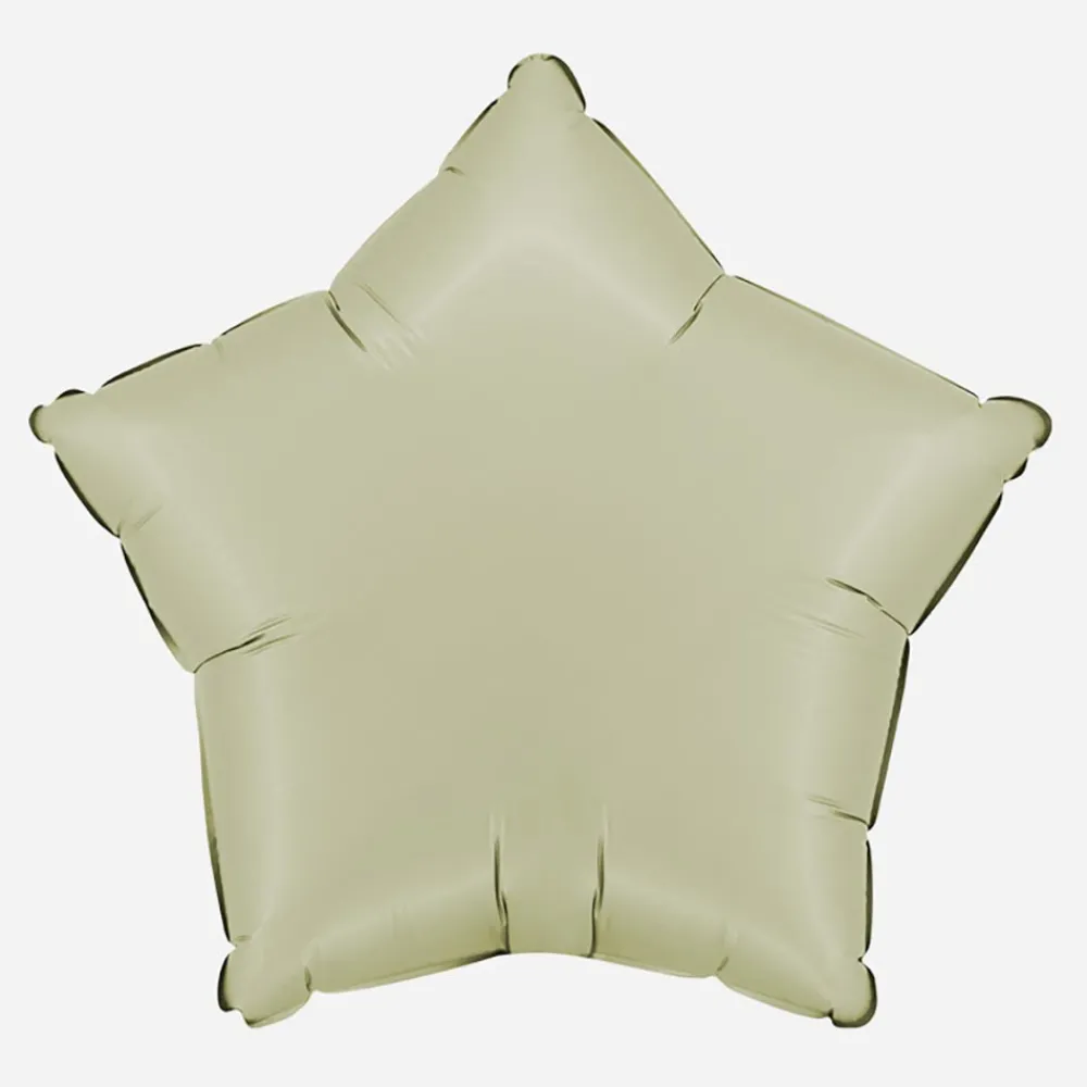 Store Grabo Balloons Satin Olive Star Balloon