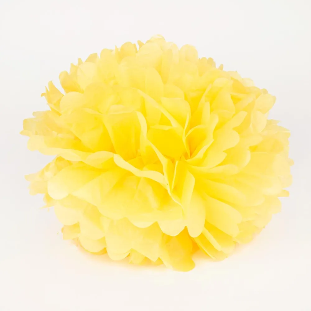 Sale Party Pro Satin Pompom - Yellow