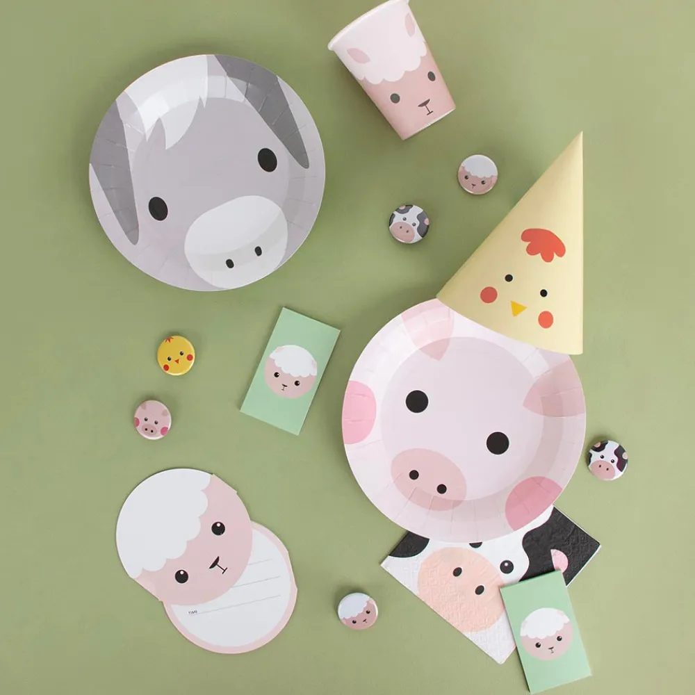 Hot My Little Day Sheep Birthday Invitation Card (8)
