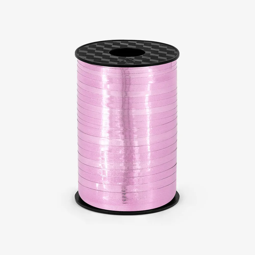 Hot Party Deco Shiny Pink Bolduc