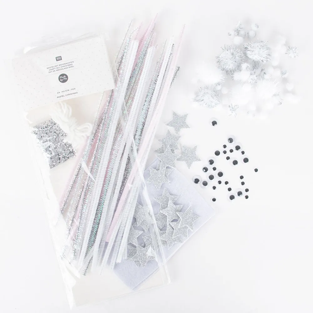 Sale Rico Design Silver And White Craft Set