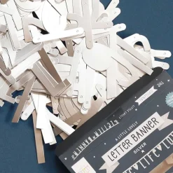 Store A Little Lovely Company Silver Garland - Customizable Text