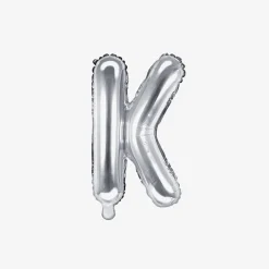 Fashion Party Deco Silver Letter Balloon (Small Size)