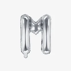 Fashion Party Deco Silver Letter Balloon (Small Size)