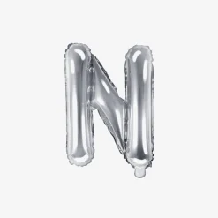 Fashion Party Deco Silver Letter Balloon (Small Size)