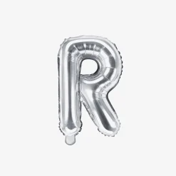 Fashion Party Deco Silver Letter Balloon (Small Size)
