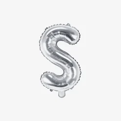 Fashion Party Deco Silver Letter Balloon (Small Size)