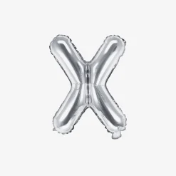 Fashion Party Deco Silver Letter Balloon (Small Size)