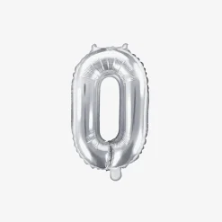 Flash Sale Party Deco Silver Number Balloon (Small Size)