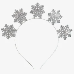 Cheap Ginger Ray Silver Snowflakes Headband
