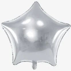 Fashion Party Deco Silver Star Balloon