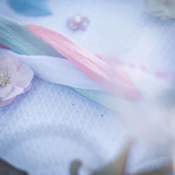 Flash Sale Arty Fêtes Factory Sky Blue Cotton Gauze Ribbon