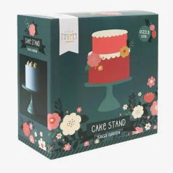 Outlet A Little Lovely Company Small Cake Stand - Sage Green