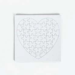 Shop Marc Vidal Small White Heart Puzzle