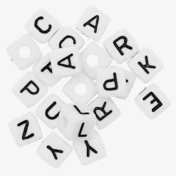 Flash Sale Rico Design Square Beads Happy White