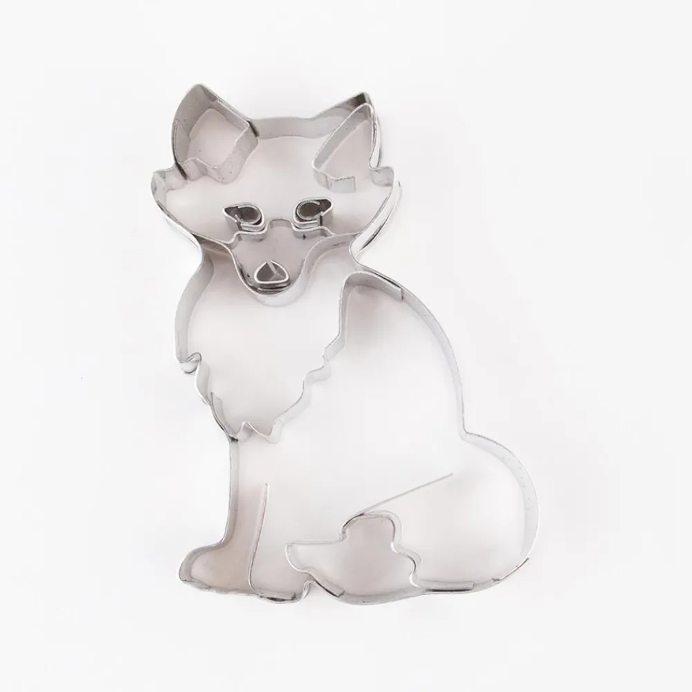 Hot Stadter Stainless Steel Fox Cookie Cutter