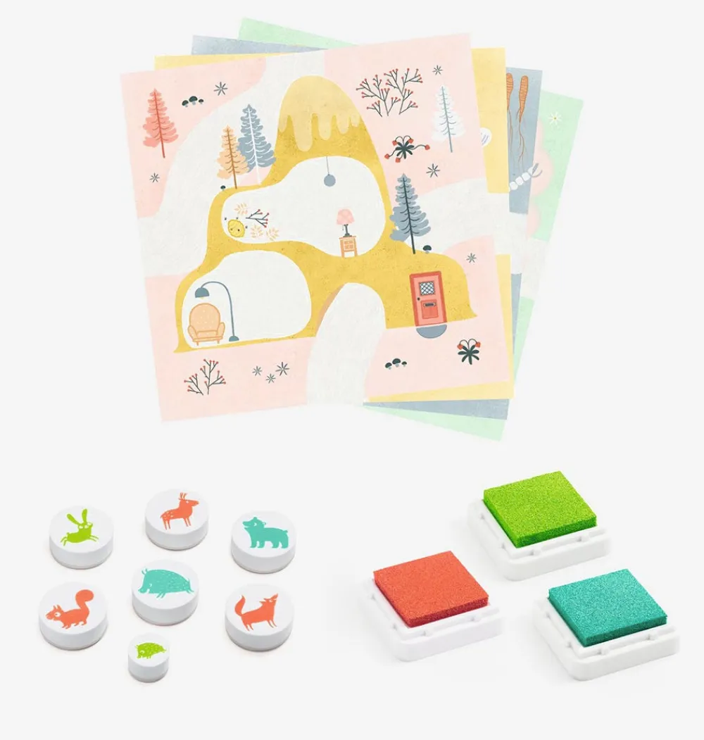 Discount Djeco Stamp Activity: Forest Animals