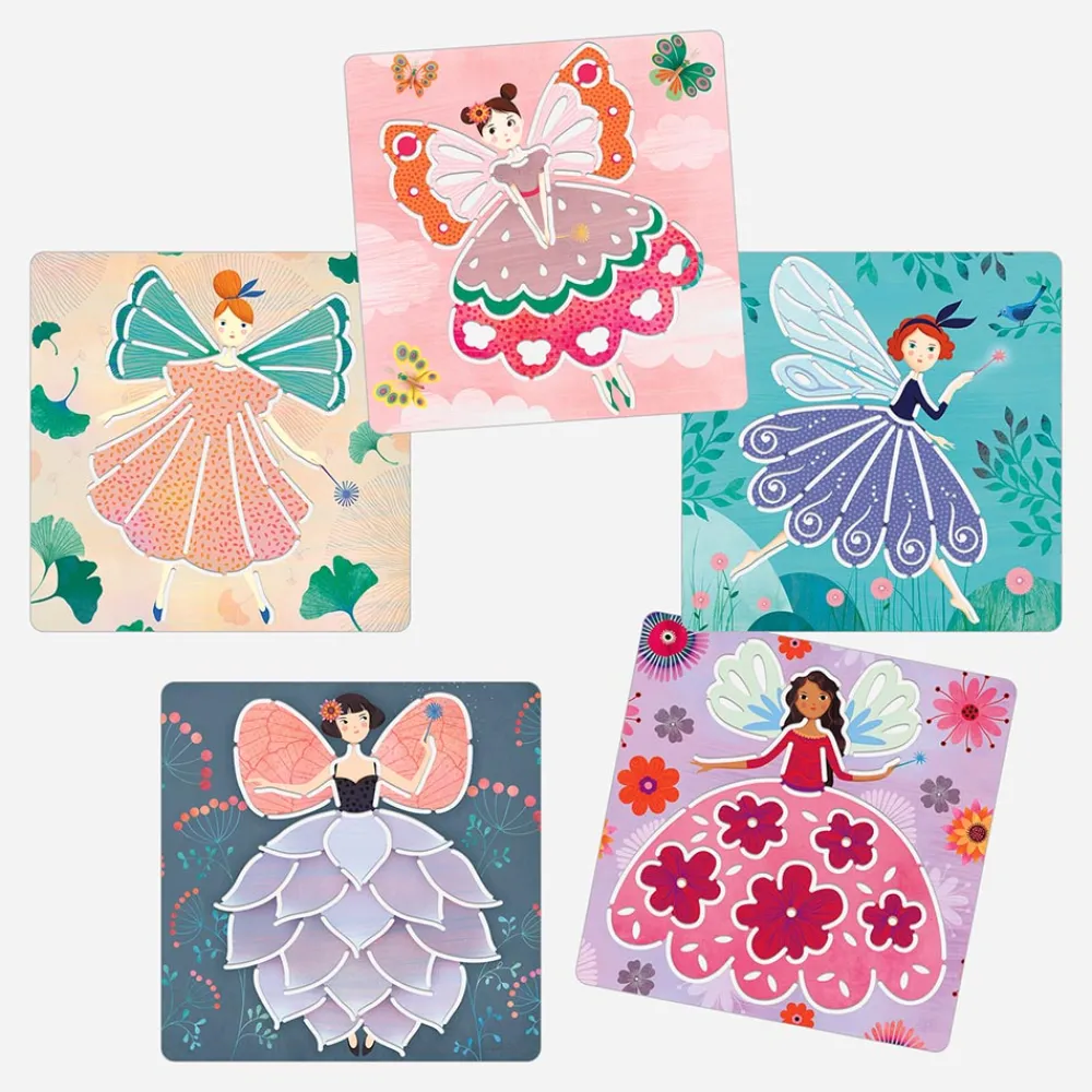 Outlet Djeco Stencil Activity: Fairies