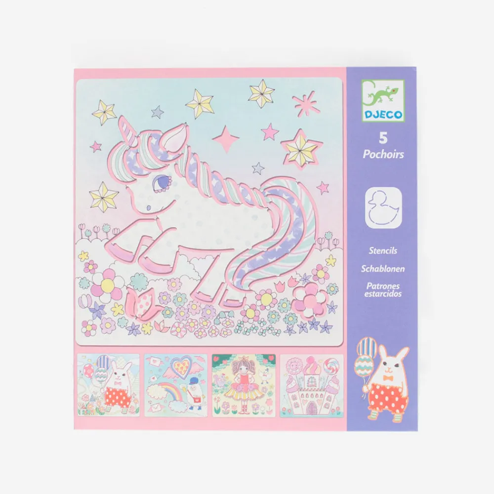 Outlet Djeco Stencil Activity: Hawaiian