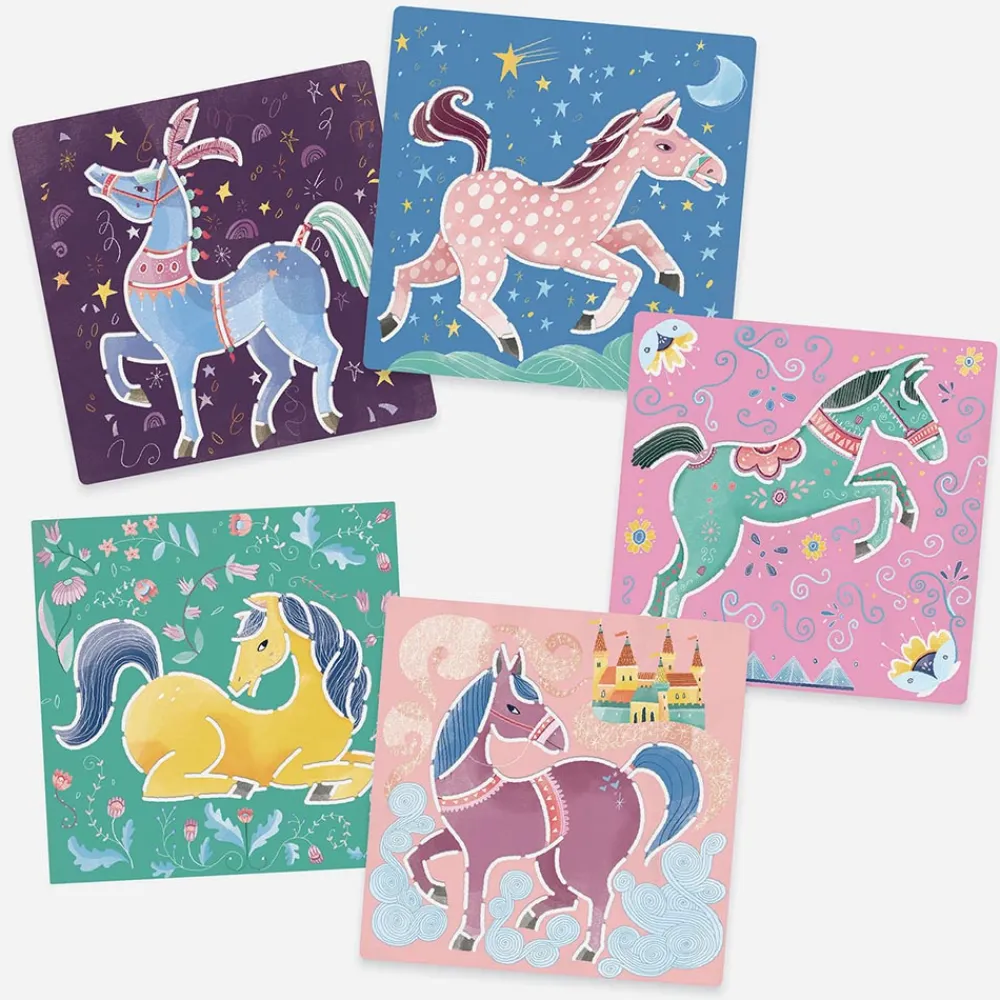 Discount Djeco Stencil Activity: Horse