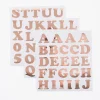 Discount Arty Fêtes Factory Stickers - Golden Rose Alphabet
