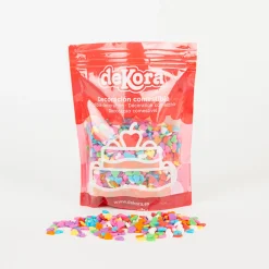 Cheap Dekora Sugar Confetti Multicolored Hearts
