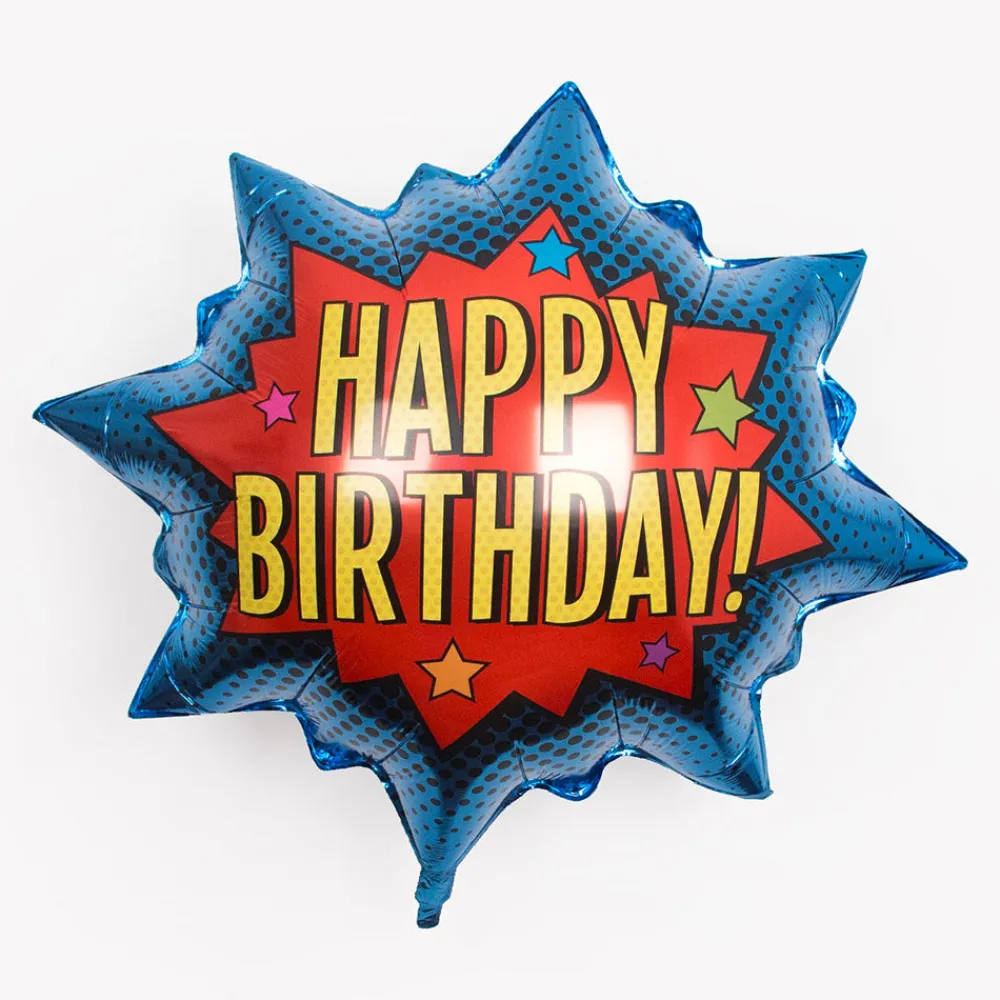 Store Grabo Balloons Super Hero Happy Birthday Balloon