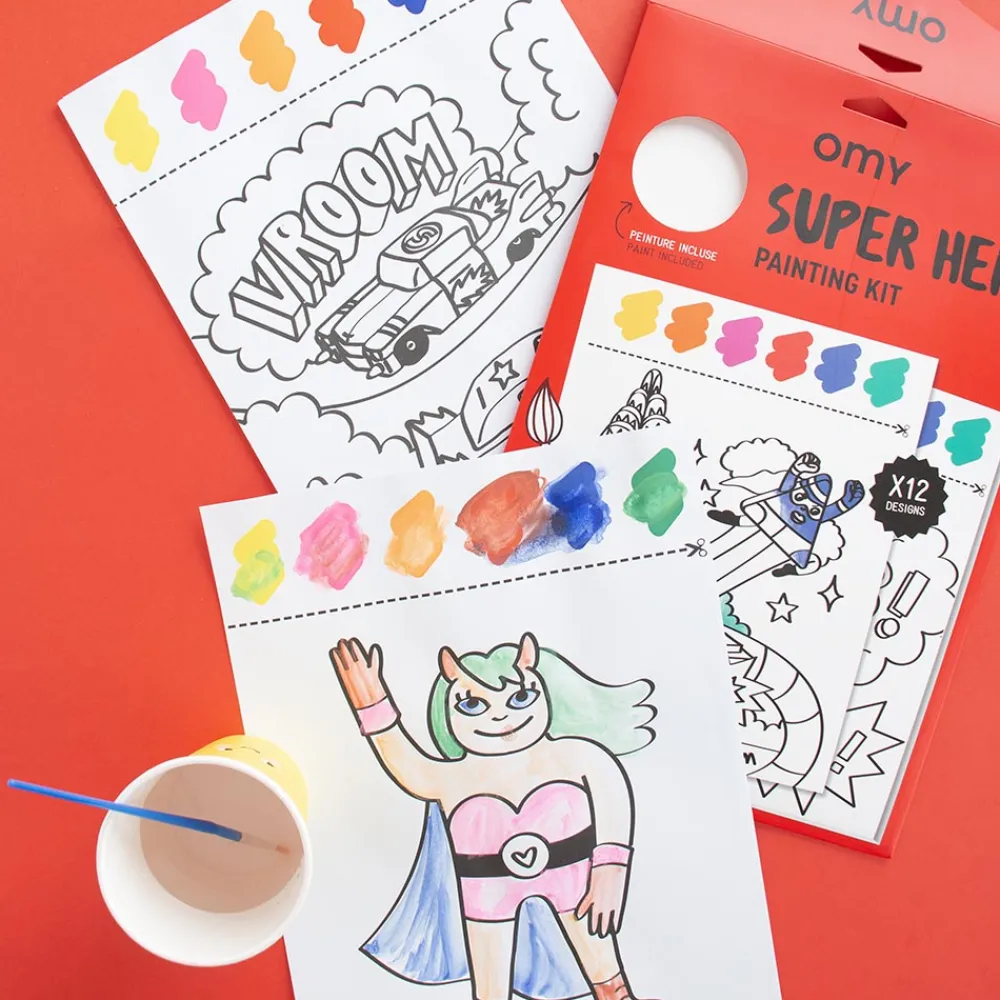 Discount Omy Superhero Magic Painting