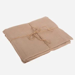 Outlet Arty Fêtes Factory Taupe Cotton Gauze Tablecloth
