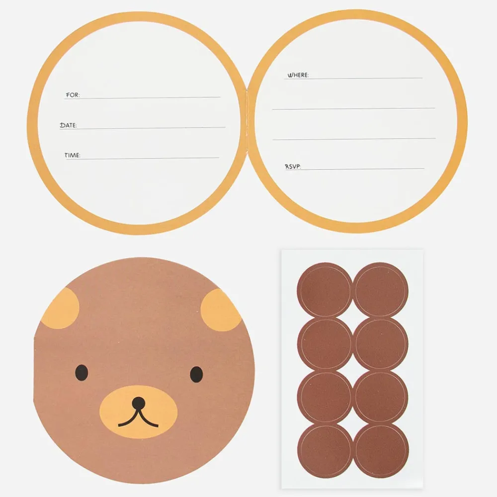 New My Little Day Teddy Bear Birthday Invitation (8)