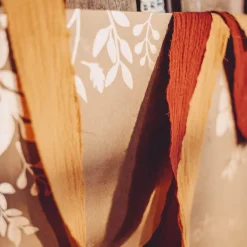 Cheap Arty Fêtes Factory Terracotta Cotton Gauze Ribbon